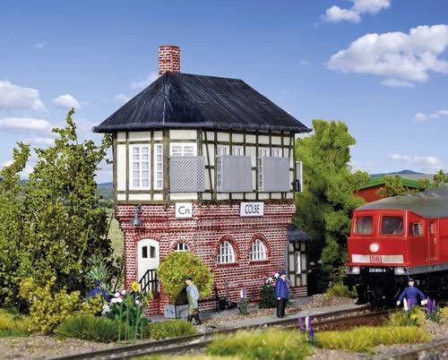 Kibri H0 Stellwerk Cölbe bei Marburg Modellbau Set 39488