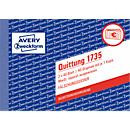 Avery Zweckform Quittungs-Block 1735 DIN A6 quer Weiß 80 Blatt - Bild 3