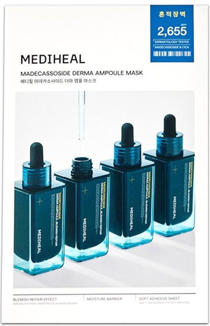 Mediheal Madecassosid Derma Ampullenmaske, 10 Blatt, Madecassoside - Bild 1