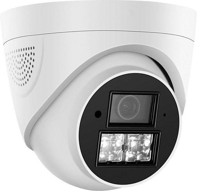 Honor Electronics 4MP POE IP Überwachungskamera mit Infrarot-Nachtsicht und 3,6mm Weitwinkel-Objektiv in Weiß - Bild 1