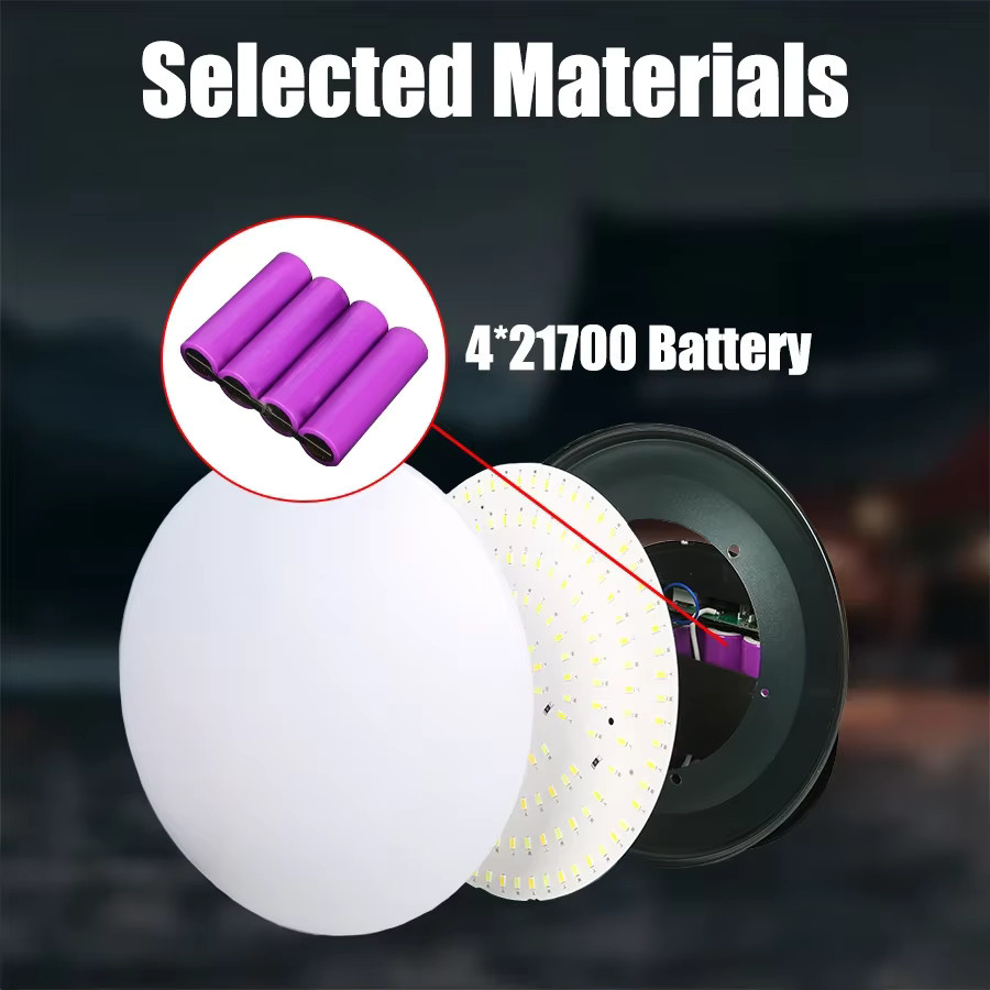 XIWANGFIRE LED Camping Laterne mit 18000 mAh Akku, wiederaufladbare tragbare Notfalllampe für Outdoor und Camping - Bild 2