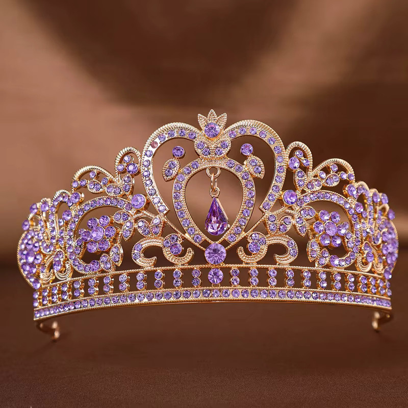FirstStar Diadem, Rosa Lila, Kristall, Kinder - Bild 2