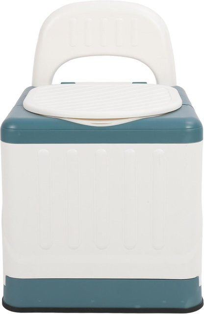 Nensit Tragbare Toilette Faltbar Mobile Nachttopfstuhl mit breitem Sitz für Erwachsene, Ältere und Schwangere - Bild 1