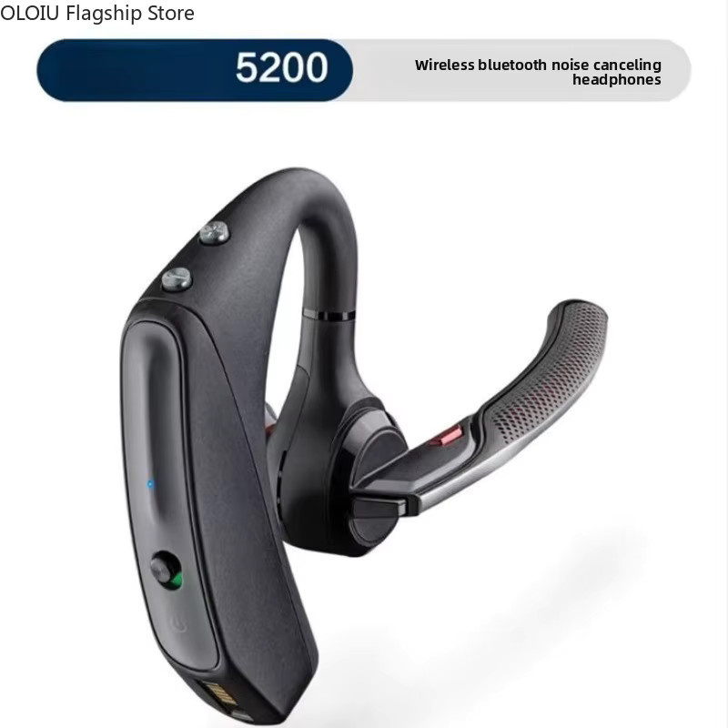 OLOIU Bluetooth-Headset mit Geräuschunterdrückung für Plantronics 5200 in Schwarz - Bild 2