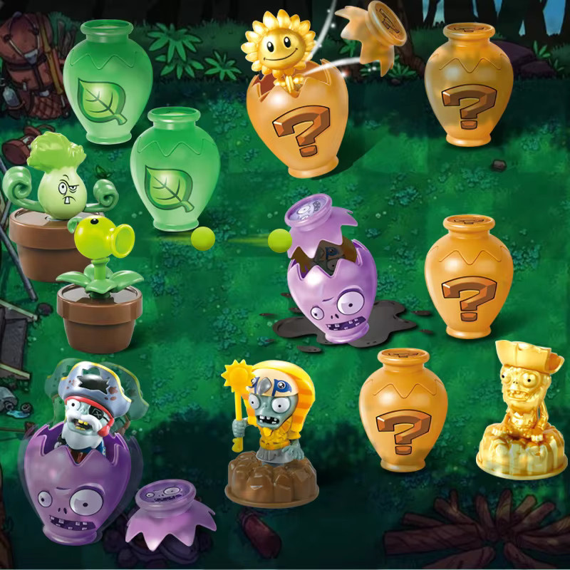 MINISO Pflanzen vs. Zombies Überraschungsglas Blind Box Set, Puppe, ab 3 Jahren - Bild 4