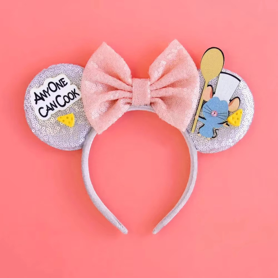 Disney Ratatouille Remy Ohr Stirnband, Pailletten, Unisex - Bild 2