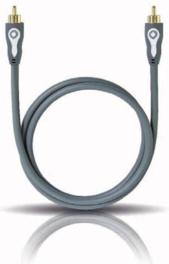 Oehlbach Digital SL 200 Audiokabel RCA in Grau und Gold - Bild 1
