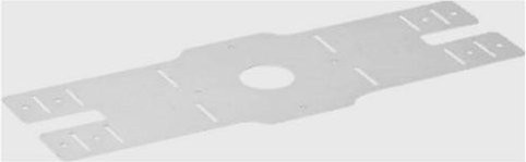 Helios Montagekonsole KRM-MK für Lüftungskanäle in Silber - Bild 1