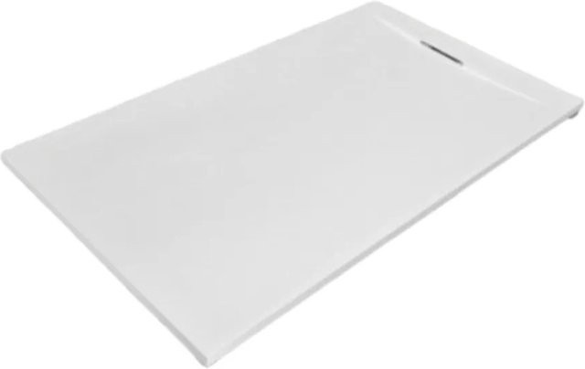 Frascio New Technology Duschwanne Vulcano Line Plus in Weiss aus Mineralguss mit Seitengitter, B/T: 180 x 70 cm - Bild 1