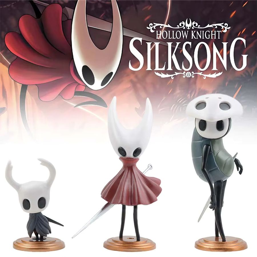 Aixlan Hollow Knight Action Figure Set aus PVC, 3er Set Sammlerfiguren - Bild 2