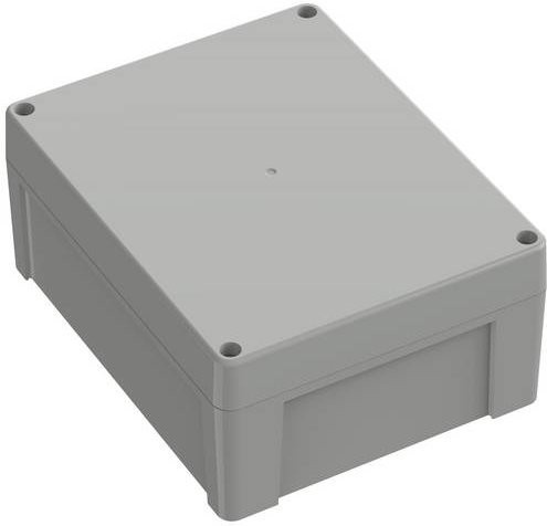 TRU COMPONENTS Universal-Gehäuse TC-10861032 aus ABS-Kunststoff in Lichtgrau, B/T/H: 24,0 x 19,13 x 10,56 cm - Bild 1