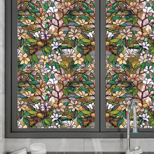 3D-Fenster-Sichtschutzfolie als statischer Glasaufkleber für Sonnenschutz, UV-Schutz und Wärmeisolierung - Bild 1