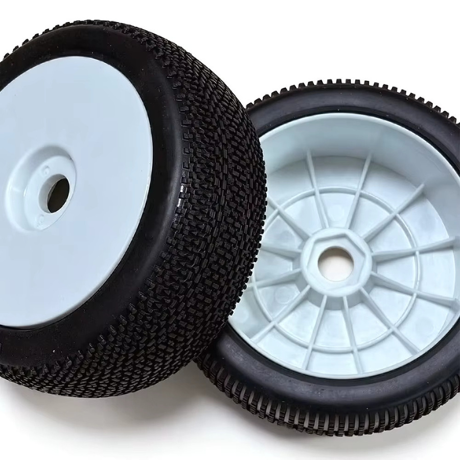 Yufung RC Buggy-Reifen, 4-teiliges Set, 1/8, 17mm Hex, Vorgeklebt - Bild 2