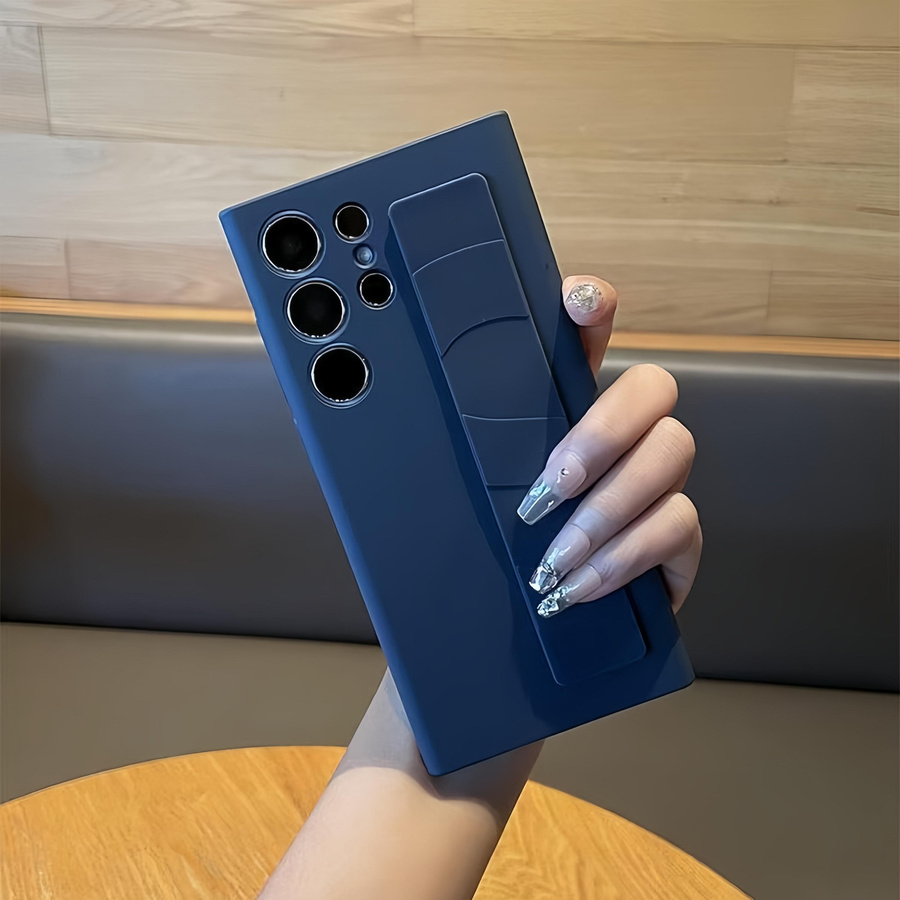 Stoßfeste Handyhülle aus Silikon und hartem PC für Samsung Galaxy S26 S24 S23 Ultra Plus in Blau - Bild 2