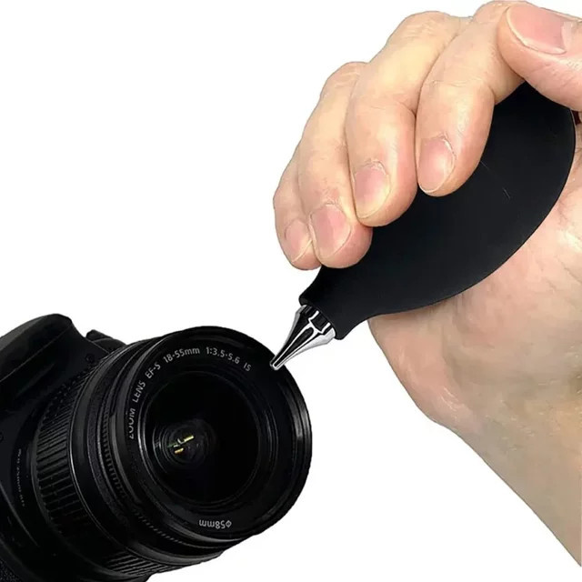 Digitales Luftgebläse in Schwarz zur Staubentfernung für Kameraobjektive, Computer und Tastaturen - Bild 1