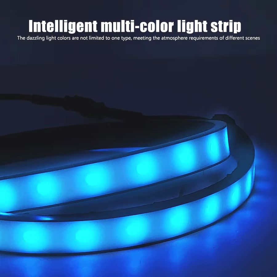 RGB Gaming Sync LED Lichtstreifen zur Monitor-Hintergrundbeleuchtung mit Musik-Synchronisation und App-Steuerung - Bild 4