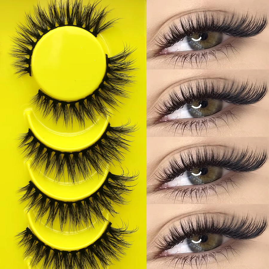 Veltrinay Falsche Wimpern, 3D Faux Nerz, Wispy, Wiederverwendbar - Bild 2