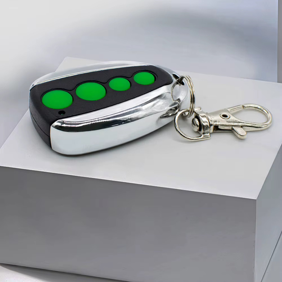 TOPENS M12 Rolling-Code-Fernbedienung mit 4 Tasten in Silber, kompatibel mit allen TOPENS Toröffnern, 433,92MHz - Bild 2