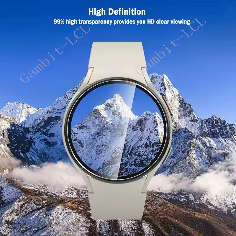 2er-Set gehärtetes Glas Display-Schutzfolie für Garmin Instinct E 45mm und 50mm, transparent - Bild 4