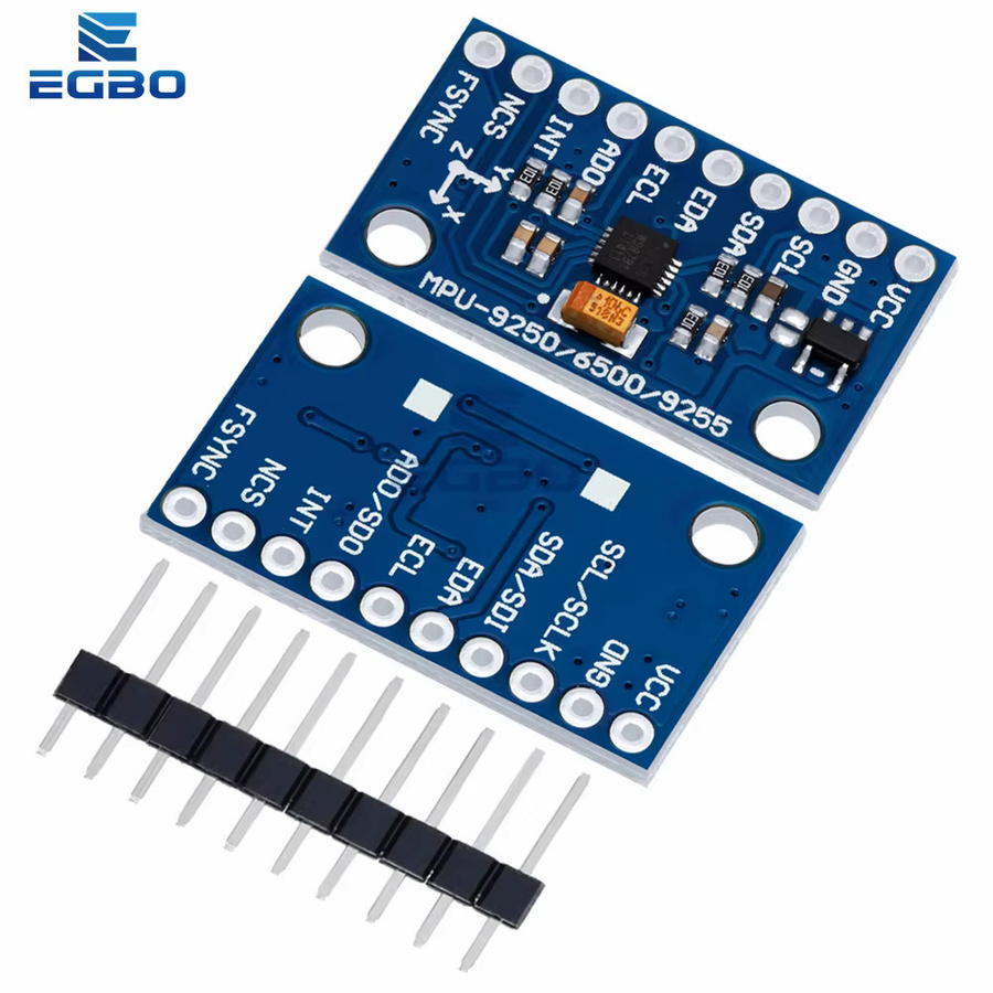 EGBO GY-6500 MPU6500 6-Achsen Gyroskop und Beschleunigungsmesser Sensor Modul in Blau für Arduino mit IIC I2C SPI Schnittstellen - Bild 3
