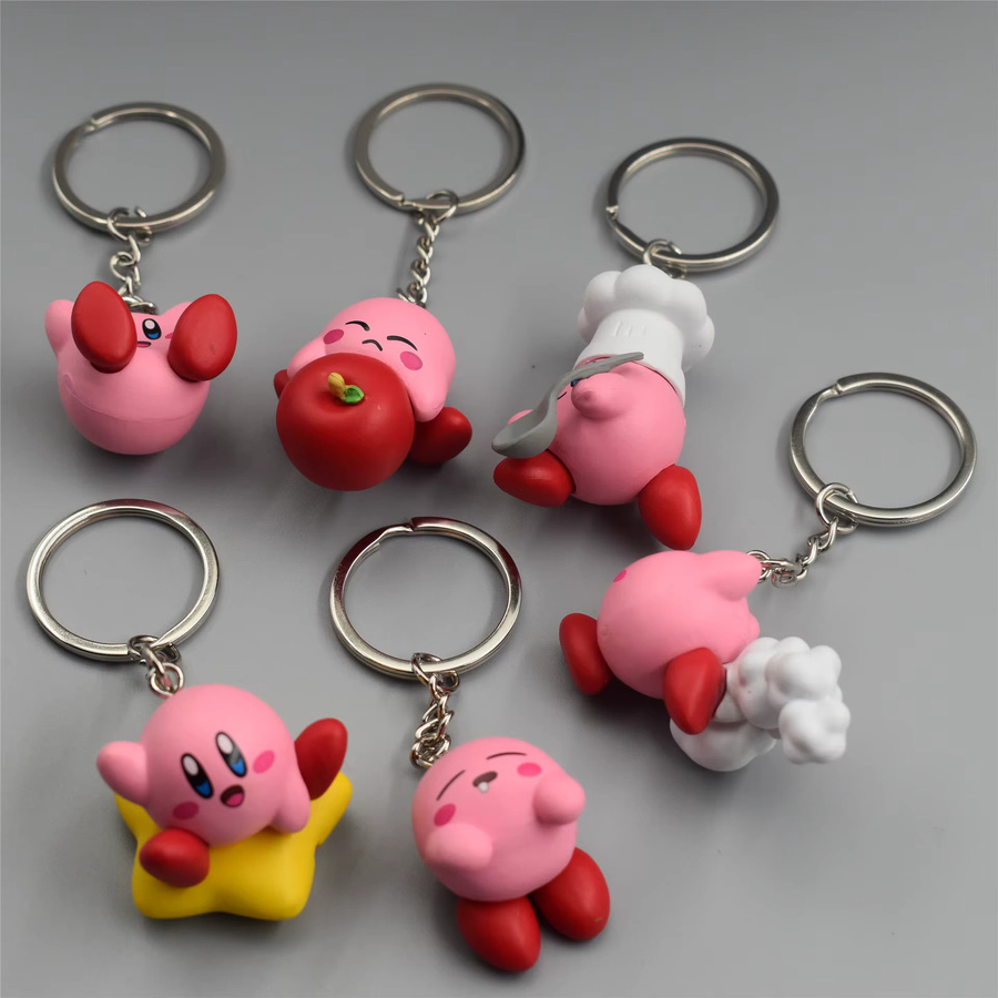 Bandai Kirby Mini-Actionfigur, Schlüsselanhänger, Einzelfigur - Bild 2