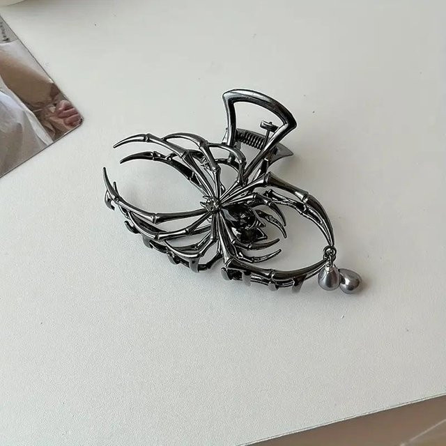 YULIN Haarnadel, Spinnenform, Schwarze Legierung, Damen - Bild 1