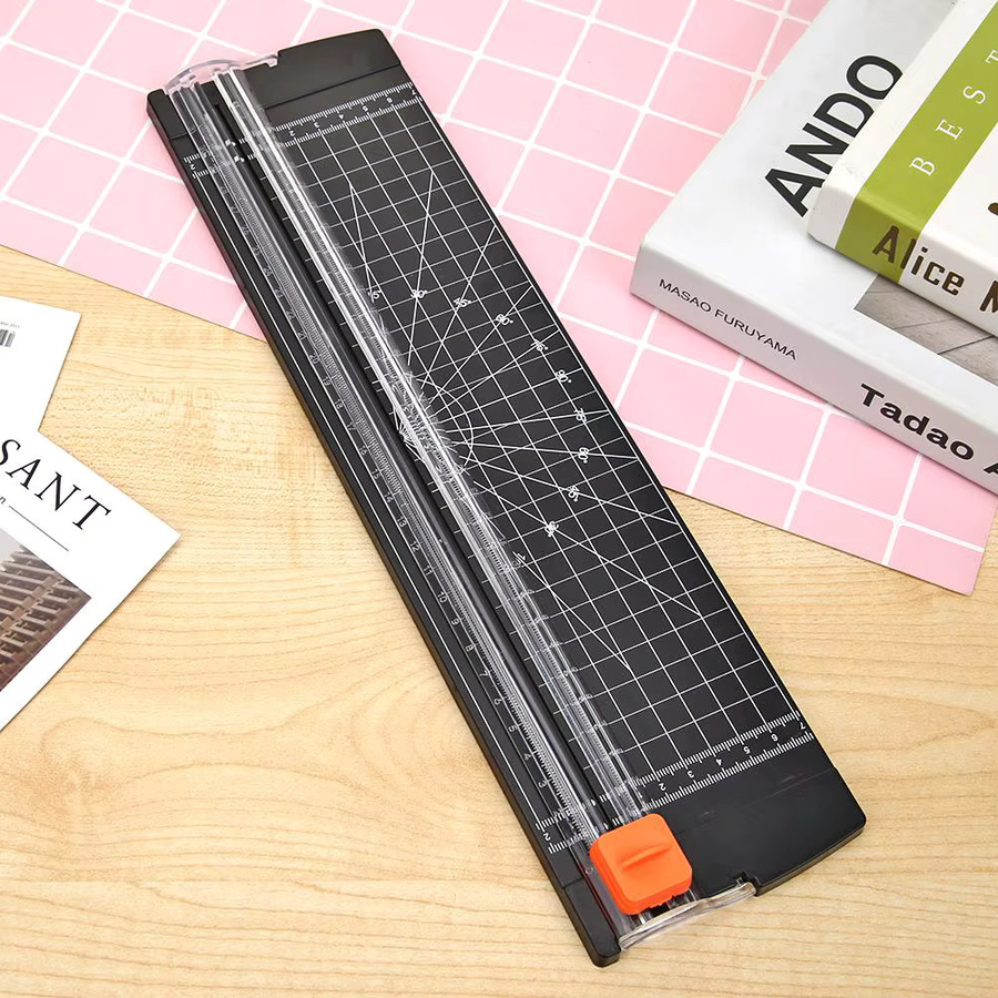 Shunmaii Papier Cutter und Foto Trimmer für A3/A4 mit Kunststoffbasis und Rotationsklinge in Schwarz - Bild 2