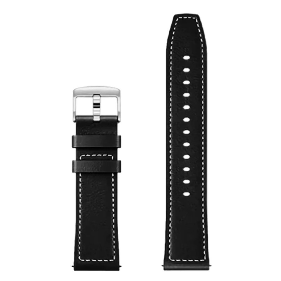 Correa Uhrenarmband Leder, 20mm 22mm, Schwarz, Unisex - Bild 2