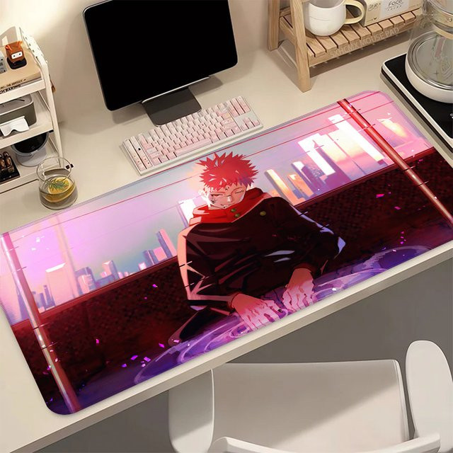 Bandai Jujutsu Kaisen Sukuna XXL Schreibtischunterlage Mauspad in Multicolour mit genähten Kanten und wasserdichter Oberfläche für Gaming und Büro - Bild 1