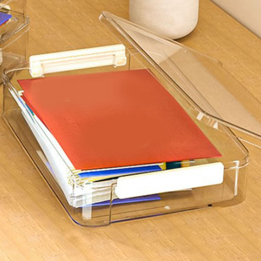 CosyHome Dokumentenaufbewahrungsbox aus transparentem PET als staubdichte Aktenhülle für Dokumente und Hochzeitsunterlagen - Bild 2