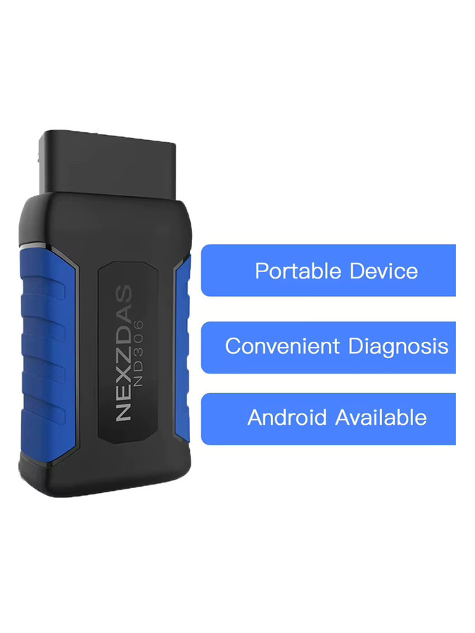 Humzor Nexzdas ND306 Bluetooth Auto Diagnose Werkzeug für Vollsystem Fehlerdiagnose und Service Reset in Schwarz - Bild 5