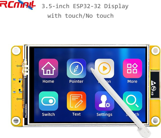 DIYmall ESP32 Entwicklungsboard mit 3,5-Zoll Smart Display TFT Touchscreen ST7796U WiFi und Bluetooth Modul für Arduino - Bild 1