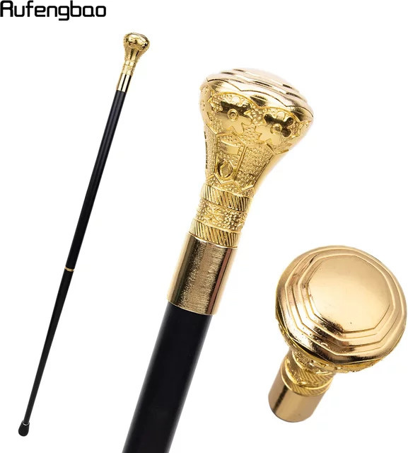 Rufengbao Gehstock, Goldener Achteckgriff, 93cm, Unisex - Bild 1