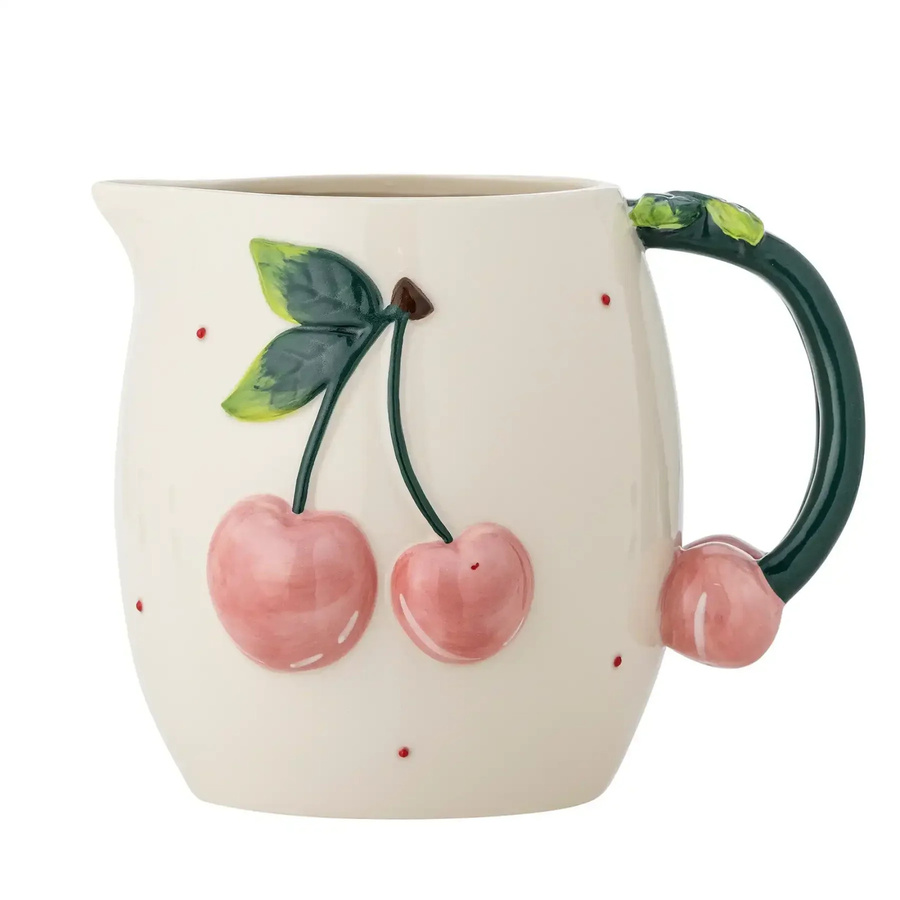 Bloomingville Krug aus Steingut in Rosa Berrie mit 1,8 l Volumen - Bild 1
