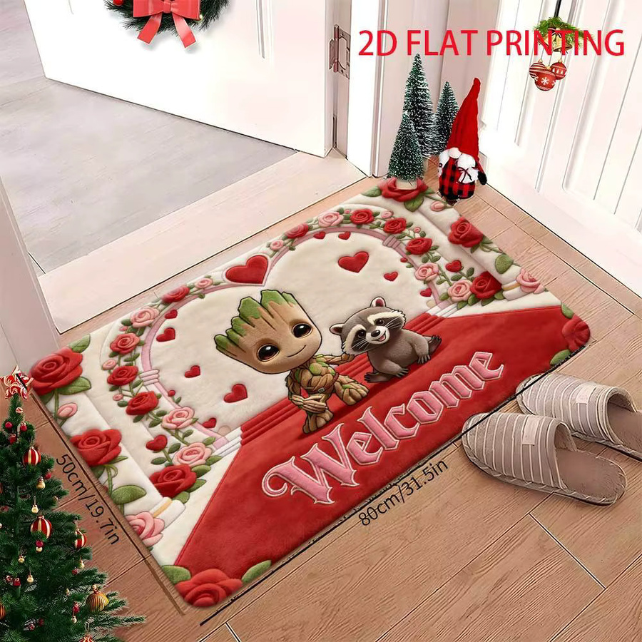 Beast Kingdom Marvel Groot Fußmatte aus Polyester, Mehrfarbig, B/T: 60 x 40 cm - Bild 6