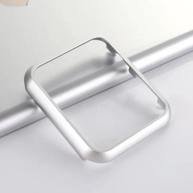 PINSENDA Rahmenabdeckung Aluminiumlegierung, Silber, Unisex - Bild 1