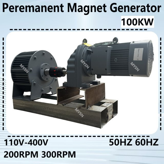 MYSN 3-Phasen-Wechselstromgenerator mit Permanentmagneten für den Heimgebrauch, Grau - Bild 1