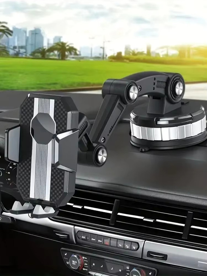 VIKEFON Universal 360-Grad Auto Telefonhalterung mit Saugnapf für Windschutzscheibe, Schwarz - Bild 7