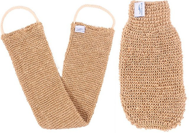 Ramie Jute Badehandschuh Körperpeeling, Unisex - Bild 1