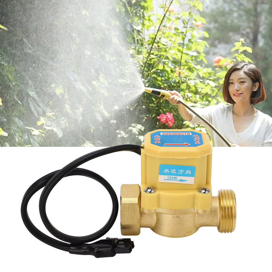 Aramox Automatischer Wasser-Druckregler aus Messing in Gold mit G3/4 Anschluss zum Schutz des Wasserdurchflusses - Bild 2
