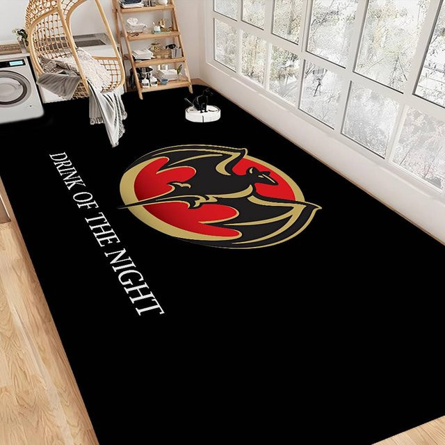 Potdemiel Rutschfeste Fußmatte mit Tier-Grafik in Schwarz, B/T: 60 x 40 cm - Bild 1