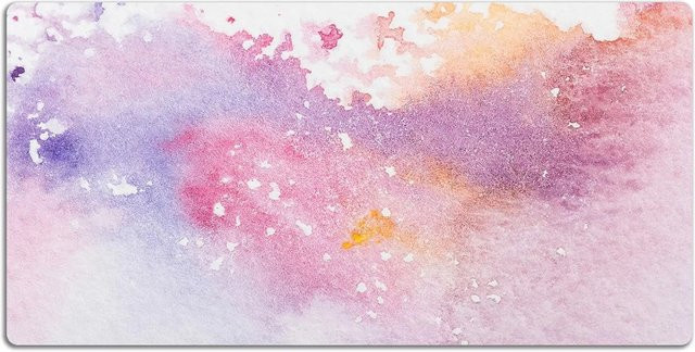 Tulup Schreibtischunterlage Süßigkeitenflecken Deskpad in Rosa und Multicolour, B/T: 120 x 60 cm - Bild 1