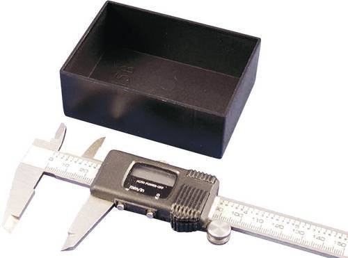 Hammond Electronics 1596B111-10 Verguss-Gehäuse aus ABS Kunststoff in Schwarz, 10er Pack, B/T/H: 3,0 x 3,0 x 2,0 cm - Bild 1