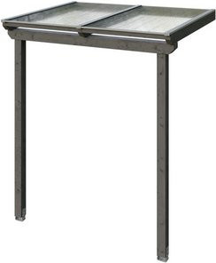 SKANHOLZ Vordach Anklam Pultdach aus Fichte mit Polycarbonat in Schiefergrau B: 220 cm, T: 174 cm - Bild 1