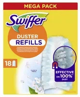 Swiffer Duster Staubmagnet Nachfüllpackung mit 18 duftenden Staubwedelbezügen aus Polyester in Weiß - Bild 1