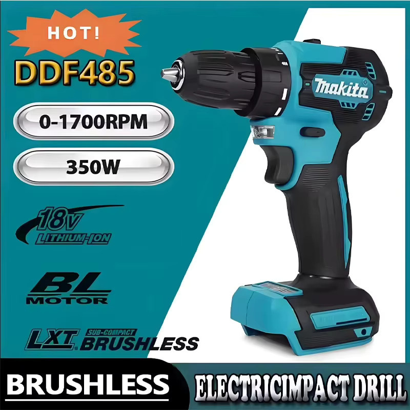 Makita DDF485 Bürstenloser Akku-Bohrschrauber 18V mit 6.0Ah Li-Ionen-Akku - Bild 2