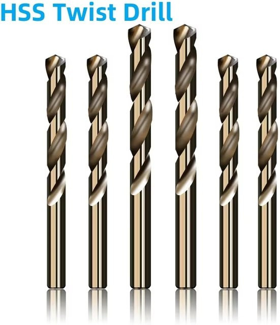 Rafford HSS M35 Kobaltbeschichtetes Spiralbohrer-Set für Metall, Edelstahl und Holz - Bild 1