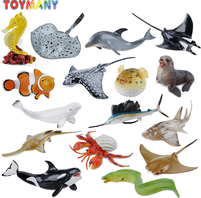 Toymany Meer Ozean Tier Modell, Action Figuren, 16-teiliges Set - Bild 1