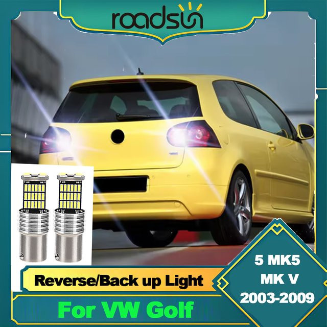 Roadsun 2er-Set LED Rückfahrscheinwerfer 1156 Canbus für VW Golf 5 MK5 (2003-2009) - Bild 1