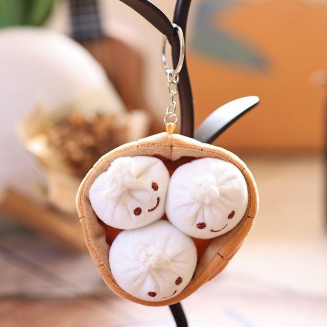 Schlüsselanhänger Xiaolongbao, Plüsch, Kinder - Bild 1